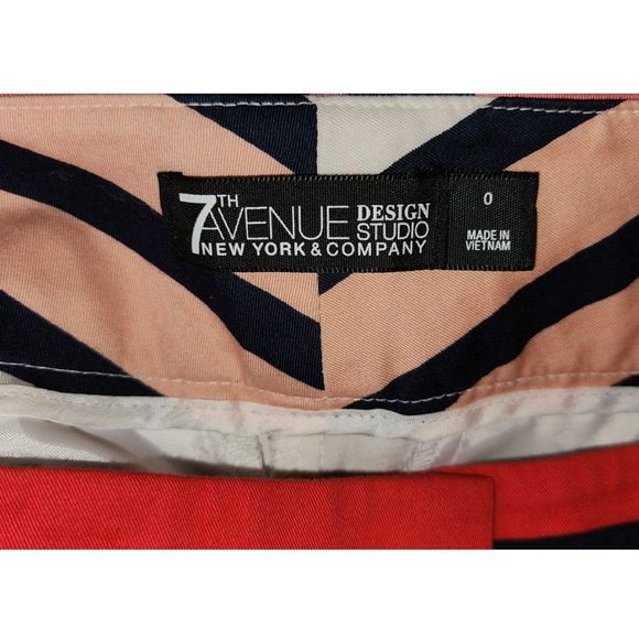 7th Avenue Design Studio Women's Striped Shorts Size 0 - Picture 5 of 5